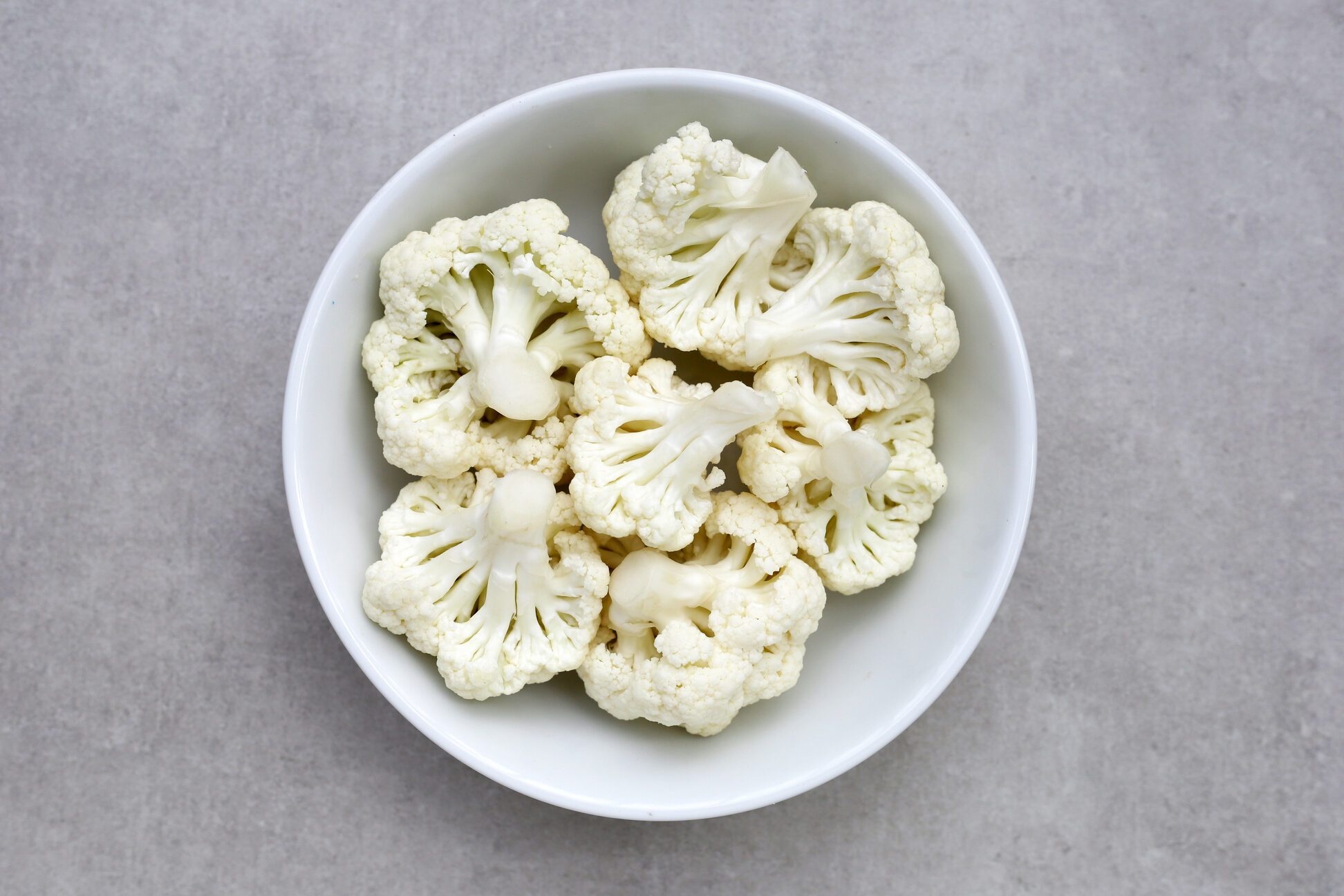 Cauliflowe, vegetable excellent source of fiber